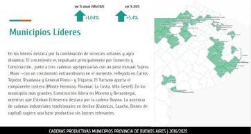 Radiografía productiva: ganadores y perdedores