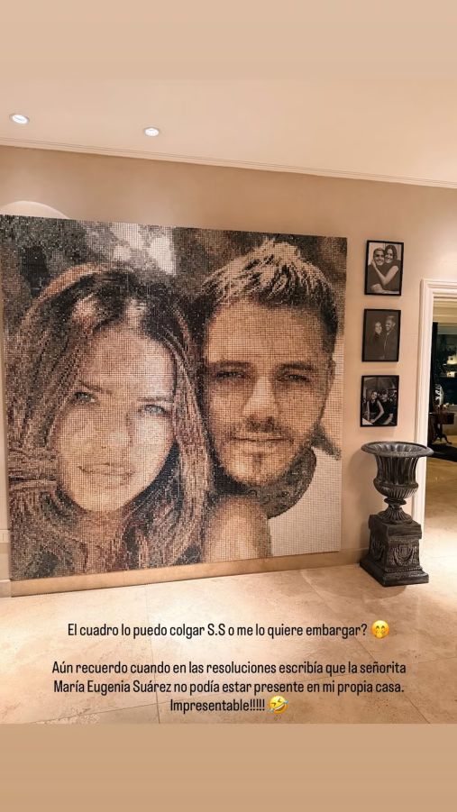 Wanda Nara reveló detalles sobre la gigantografía de Mauro Icardi y la China Suárez: “Se la hizo armar a mis hijas”