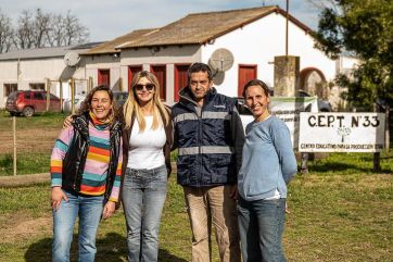 Avanzan las obras para mejorar el acceso al CEPT N° 33 en Cañuelas