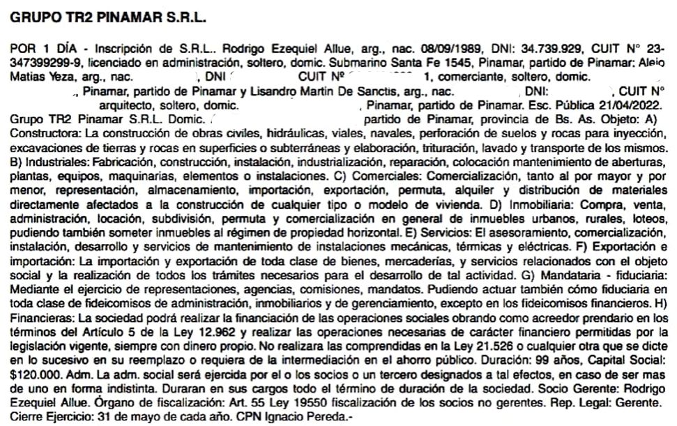 Pinamar: el Enduro llegó a la Justicia con una denuncia contra Ibarguren y Alejo Yeza