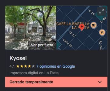 “Cerrada temporalmente”, pero seguirá cobrando de Provincia por sus impresoras