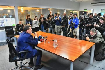 Montenegro reasumió, puso el foco en la seguridad y pidió “resultados, no fotos”