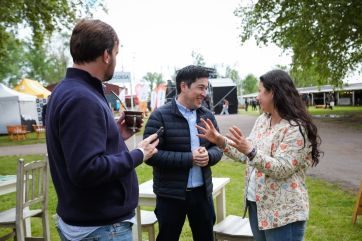 Un intendente anunció su candidatura a Gobernador y continuó con sus recorridas por distritos