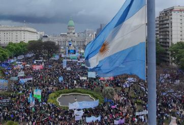 Las universidades nacionales volvieron a salir a las calles por la Ley de Financiamiento