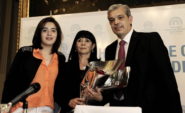 Trimarco distinguida en el Congreso