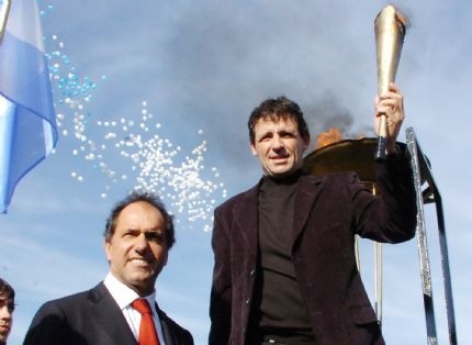 De la bicicleta al equipo de Scioli