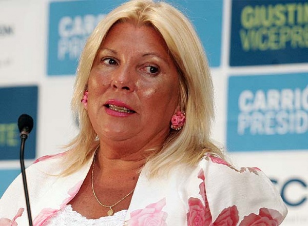 Carrió quiere juicio político contra Cristina