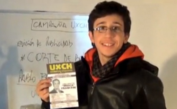 Rodrigo Noya en campaña: pide cortar boleta