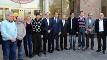 Scioli e Insaurralde, con alcaldes