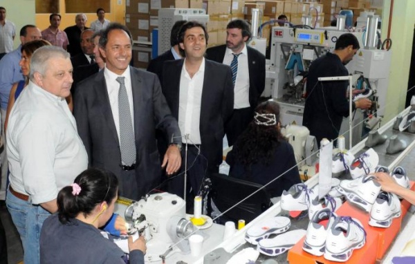 Scioli , en Zárate y Luján