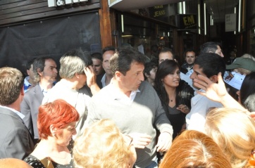 Un día en la campaña de Sergio Massa