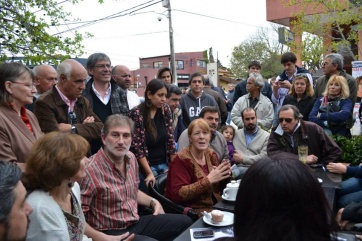 Un día en la campaña de Margarita Stolbizer