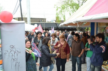Un día en la campaña de Margarita Stolbizer