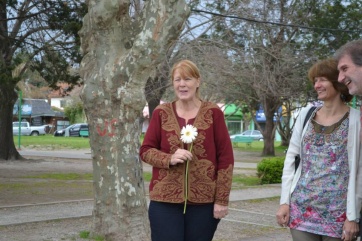 Un día en la campaña de Margarita Stolbizer