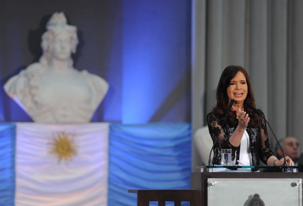 Cristina, dura con las protestas policiales