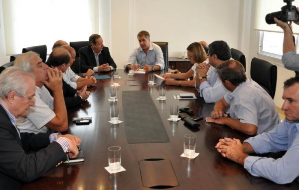 Rodríguez, con la Mesa Agropecuaria