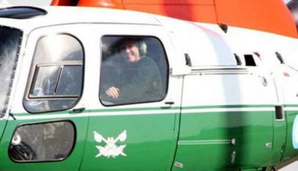 Boudou apareció del cielo y hubo sorpresa