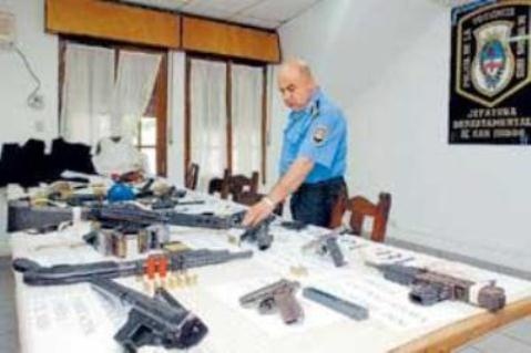 Las armas militares, en manos de delincuentes