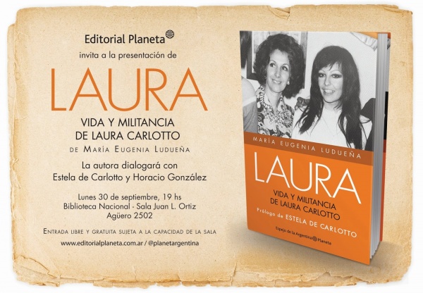Diputados recibe a libro sobre Laura Carlotto