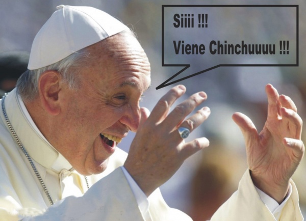 El Papa pobre recibe al alcalde más pobre