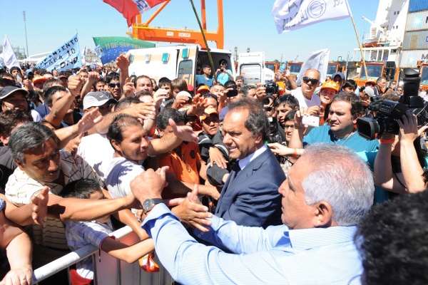 Scioli inauguró Puerto La Plata