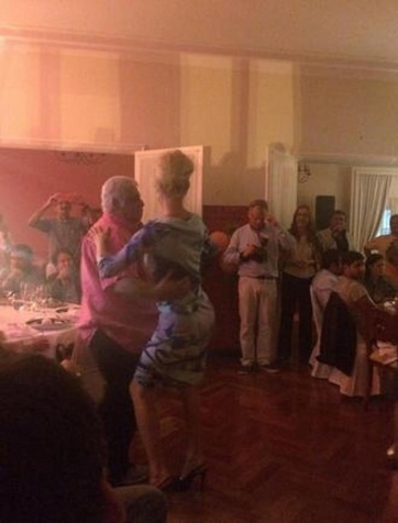 Bailando 2015: Samid practicó con Rabolini