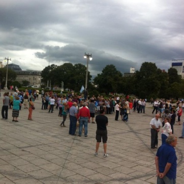 Imágenes de la marcha en distintos lugares