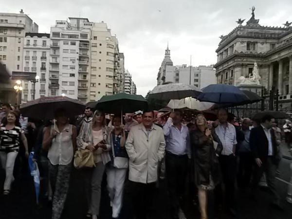 Imágenes de la marcha en distintos lugares