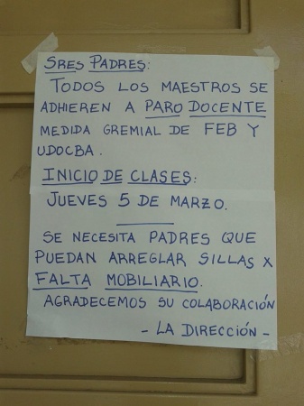 Paro docente: para FEB acató el 90 por ciento