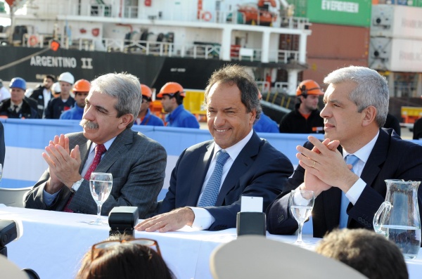 Scioli puso en marcha el Puerto La Plata