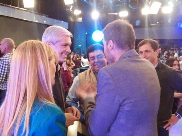 Julián chacarereó con Tinelli