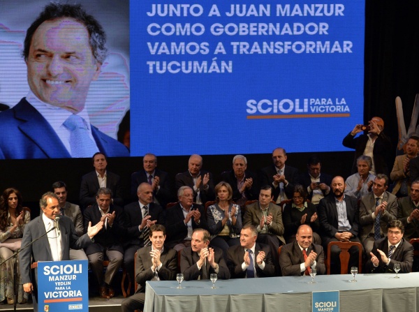 Scioli, en la previa de la contienda tucumana