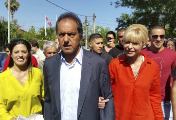 Votó Scioli: Mano a mano hemos quedado