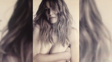 Vero Lozano hizo campaña en topless