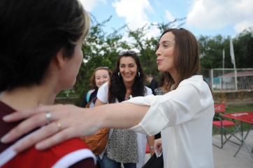 La gobernadora presentó su equipo para la Provincia