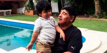 Diego Maradona se reencontró con Dieguito Fernando