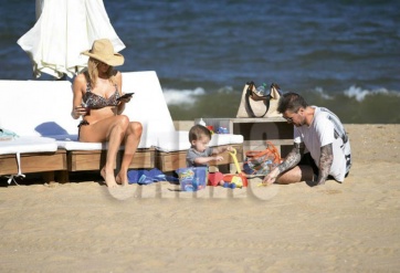 Marcelo Tinelli, Guillermina y Lolo descansan en Punta