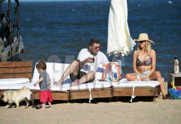 Marcelo Tinelli, Guillermina y Lolo descansan en Punta