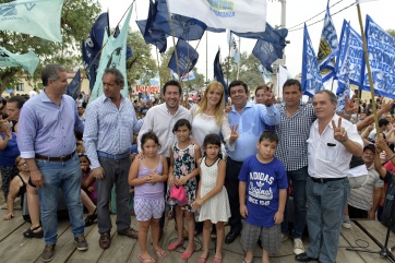 El ex gobernador Scioli se mostró en La Matanza