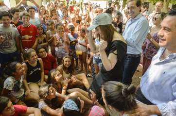 Agenda de Vidal: inauguró escuelas de verano y almorzó con obispos