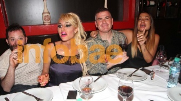 Viky Xipolitakis estrenó obra y amor: José Ottavis
