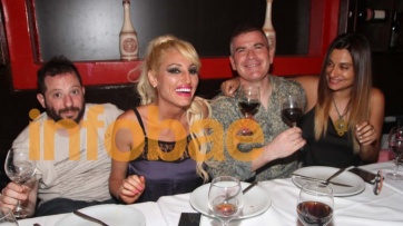 Viky Xipolitakis estrenó obra y amor: José Ottavis