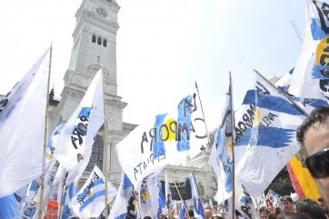 Despedidos volvieron a protestar en la municipalidad de La Plata: esta vez no hubo balas