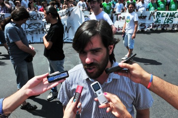 Despedidos volvieron a protestar en la municipalidad de La Plata: esta vez no hubo balas