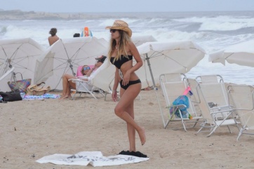Isabel Macedo, sexy en Punta