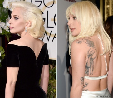 ¿Cómo escondió sus tatuajes Lady Gaga?