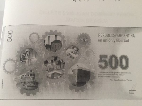 El kirchnerismo ya tenía preparados los nuevos billetes