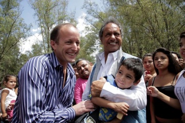 Scioli e Insaurralde se juntaron en Lomas