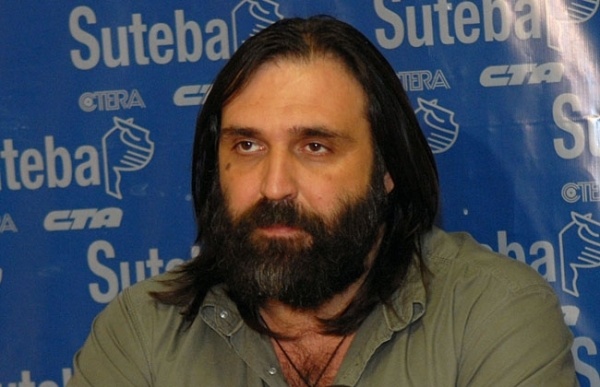 Baradel denunció que amenazaron de muerte a sus hijos