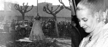 Plaza de Alberti recuperó su nombre original 60 años después: “Eva Duarte de Perón”